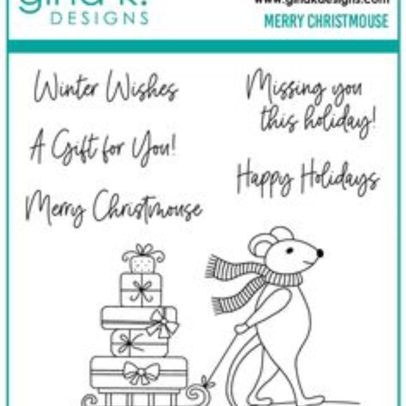 Merry Christmouse Gina K Stamp - Picture 1 of 1